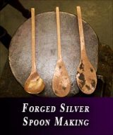 Forged silver spoon making course